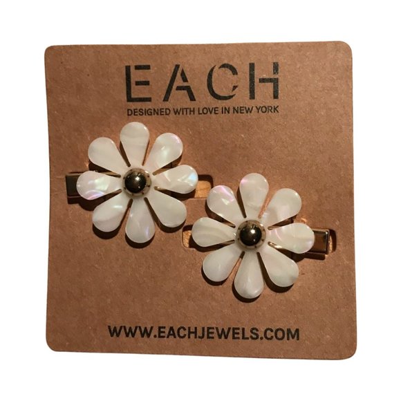 Each Jewels - Flower Barrette Set - Picture 1 of 2